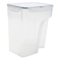 Contenedor de plástico con tapa de clip y dispensador 5.7 litros