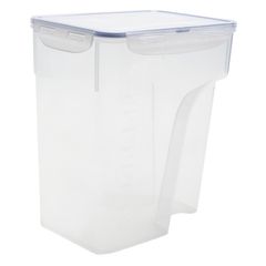 Contenedor de plástico con tapa de clip y dispensador 5.7 litros