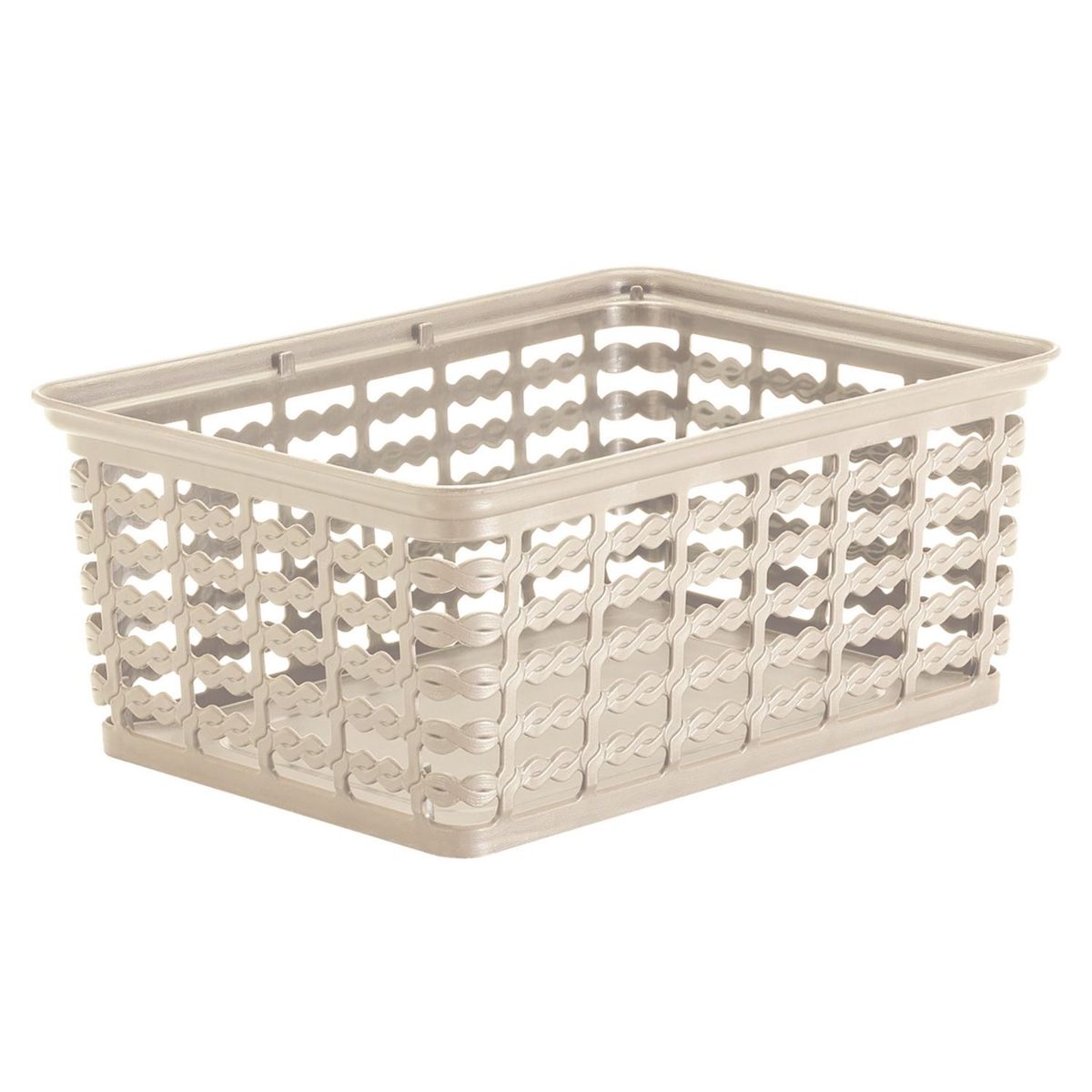 Canasta decorativa taupé mediana 4 litros, marca Rimax - Foto Principal