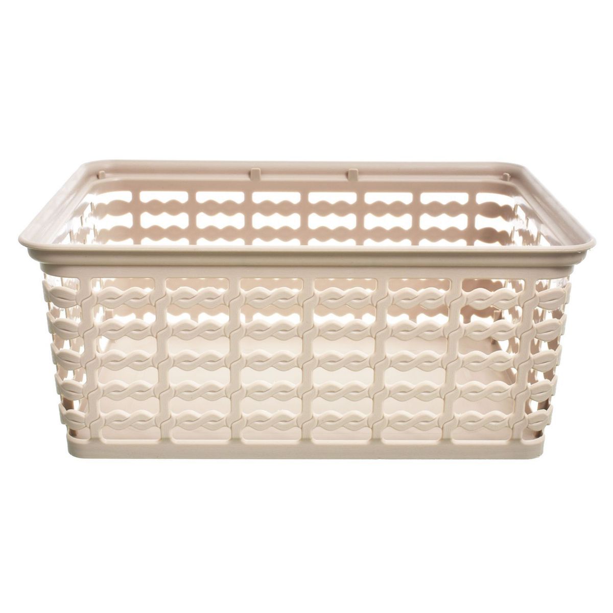 Canasta decorativa taupé mediana 4 litros, marca Rimax - Foto 2