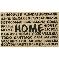 Tapete de entrada Ciudades coco 45x75 cm