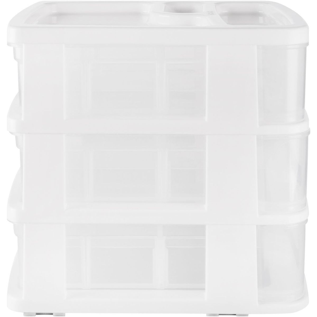 Cajonera chica con 3 cajones color blanco, marca Rimax - Foto 2