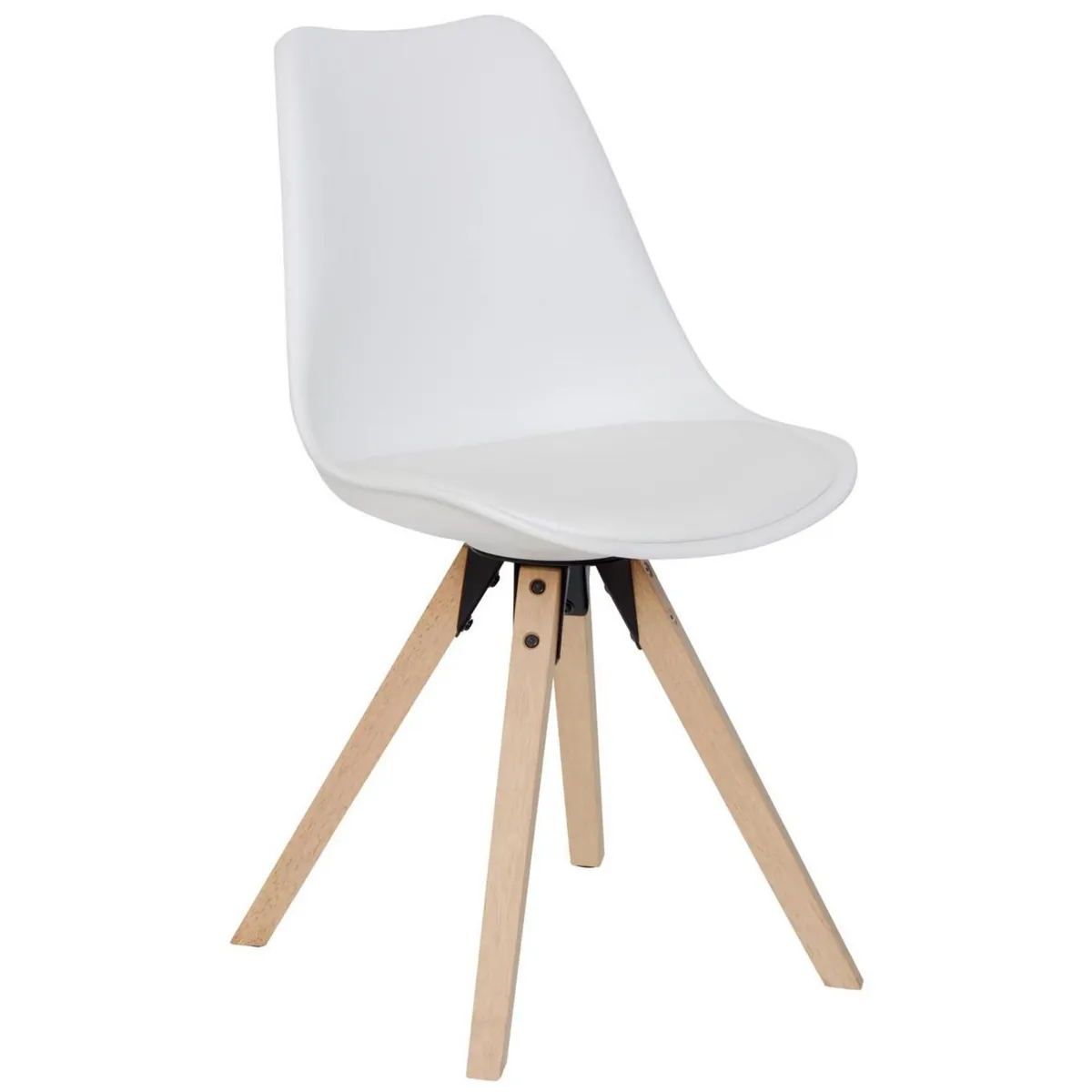 Just Home Collection - Silla Cooper blanca