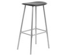 Silla bar fija Negra
