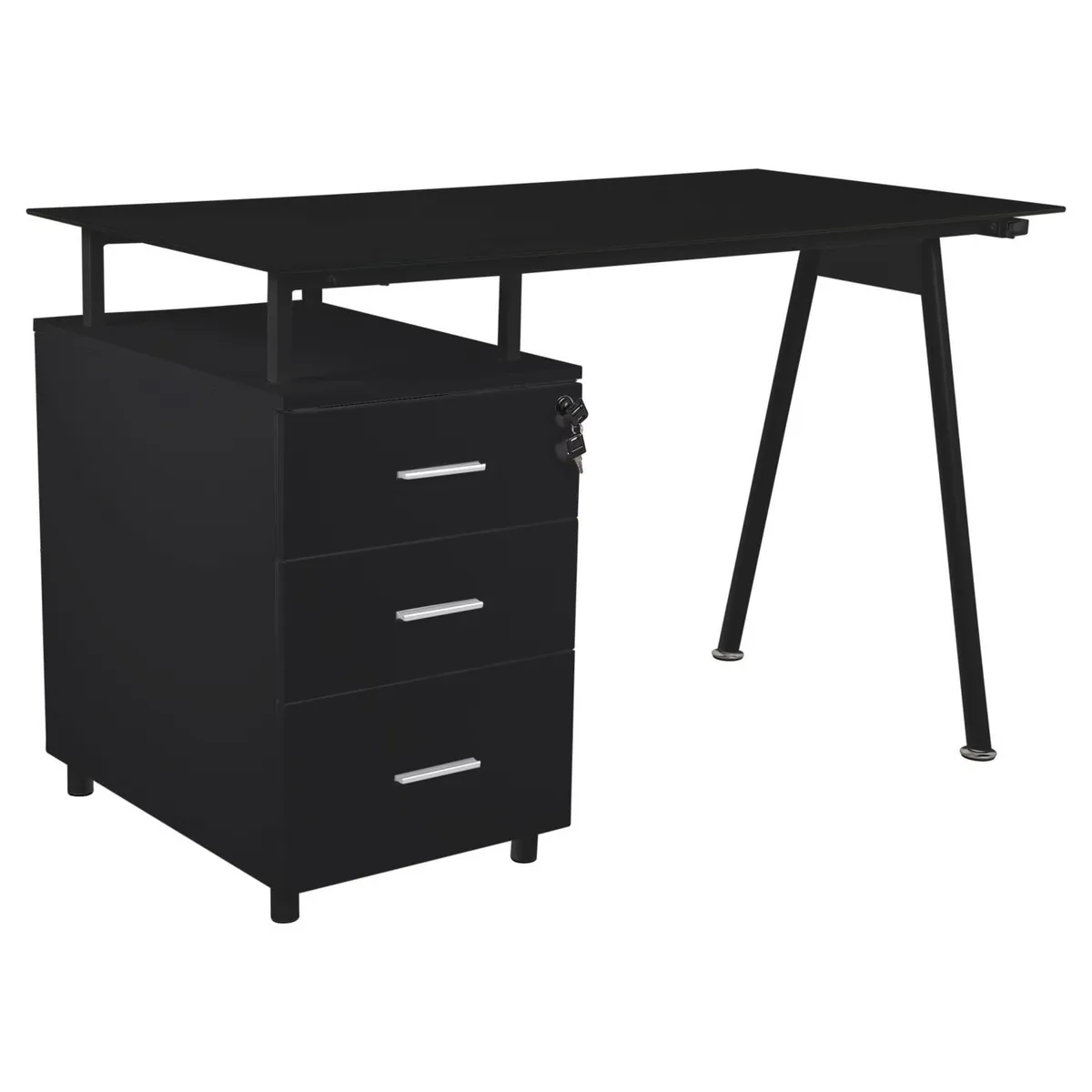 Escritorio Tripoli Negro, marca Just Home Collection - Foto Principal