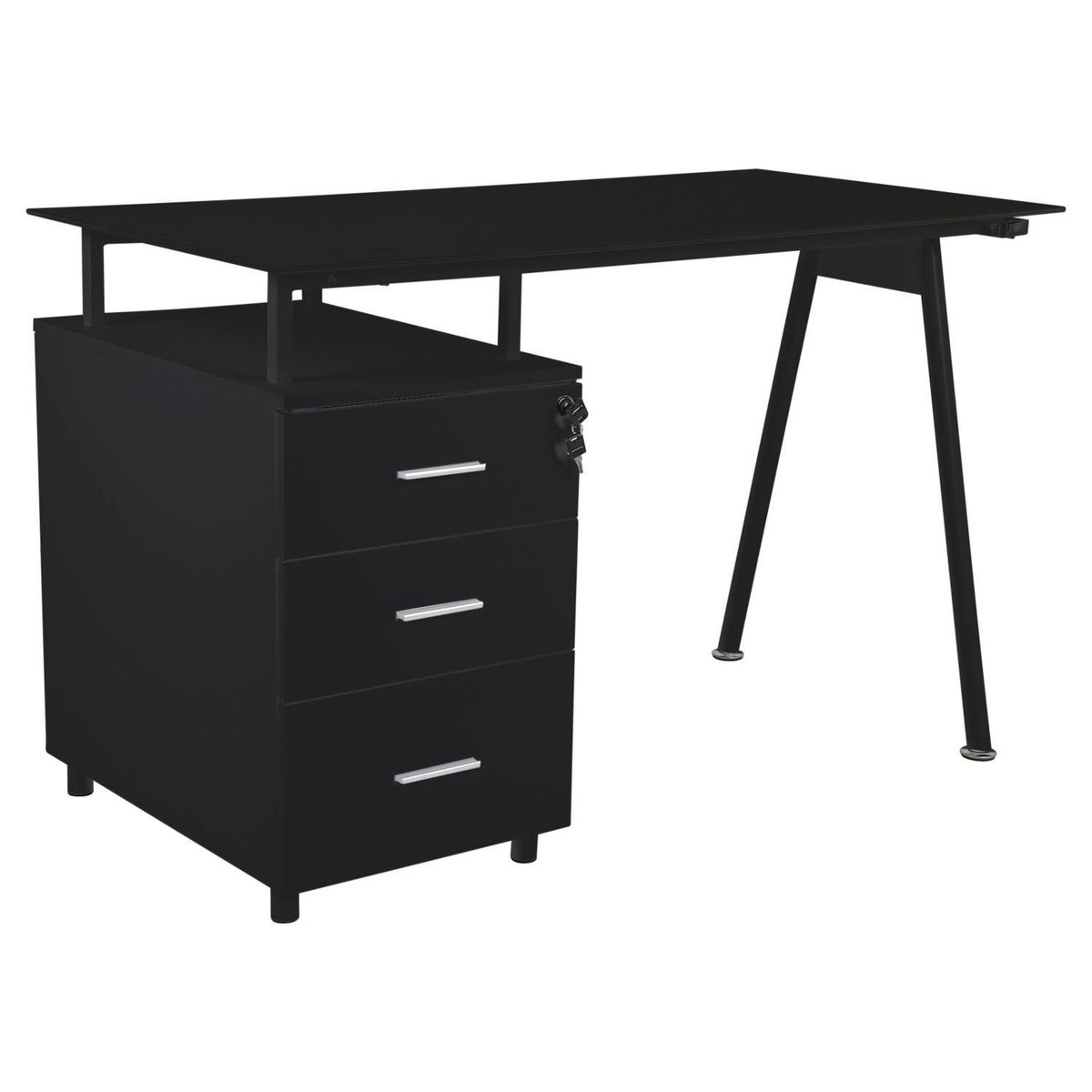 Escritorio Tripoli Negro, marca Just Home Collection - Foto Principal