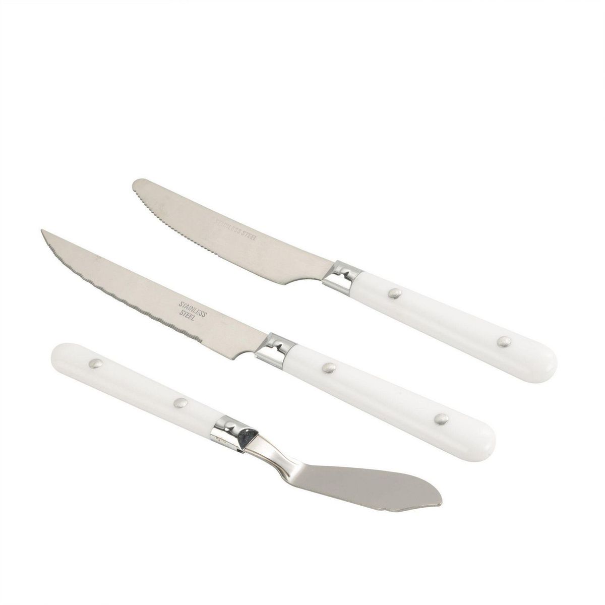 Casa Bonita - Juego de cubiertos c/organizador de plástico 58 piezas CB blanco