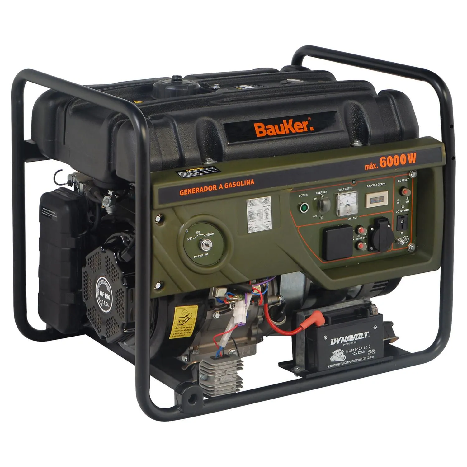  - Generador a Gasolina 6000W Bauker