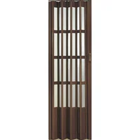 Puerta Plegable PVC para Closet Lugano de 87 x 240 cm Chocolate