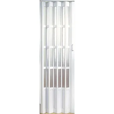 Puerta Plegable PVC para Closet Lugano de 87 x 240 cm Blanco