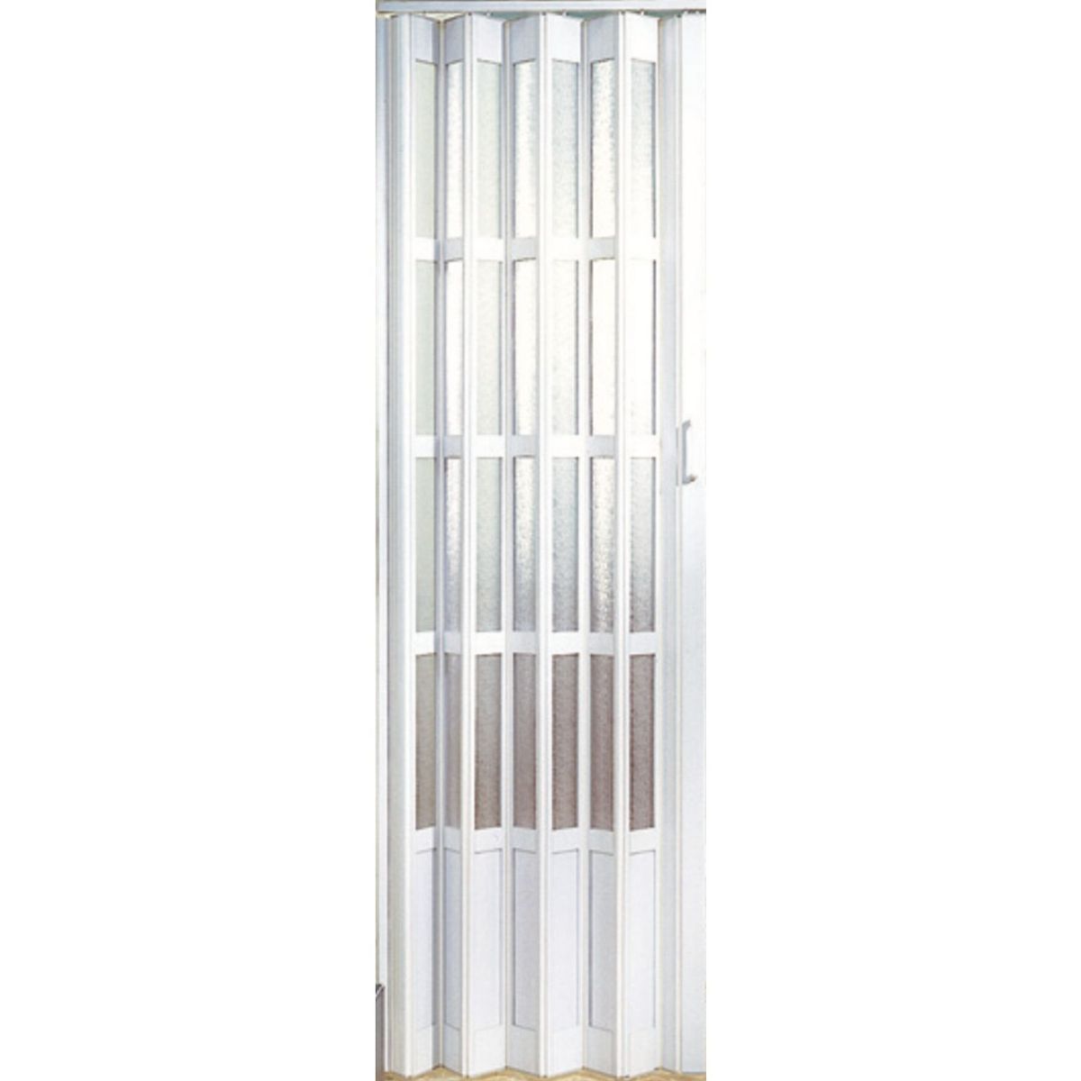 Win-Door - Puerta Plegable PVC para Closet Lugano de 87 x 240 cm Blanco