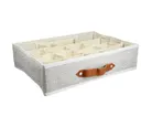 Caja organizadora de tela 16 espacios 35 x 27 x 9 cm
