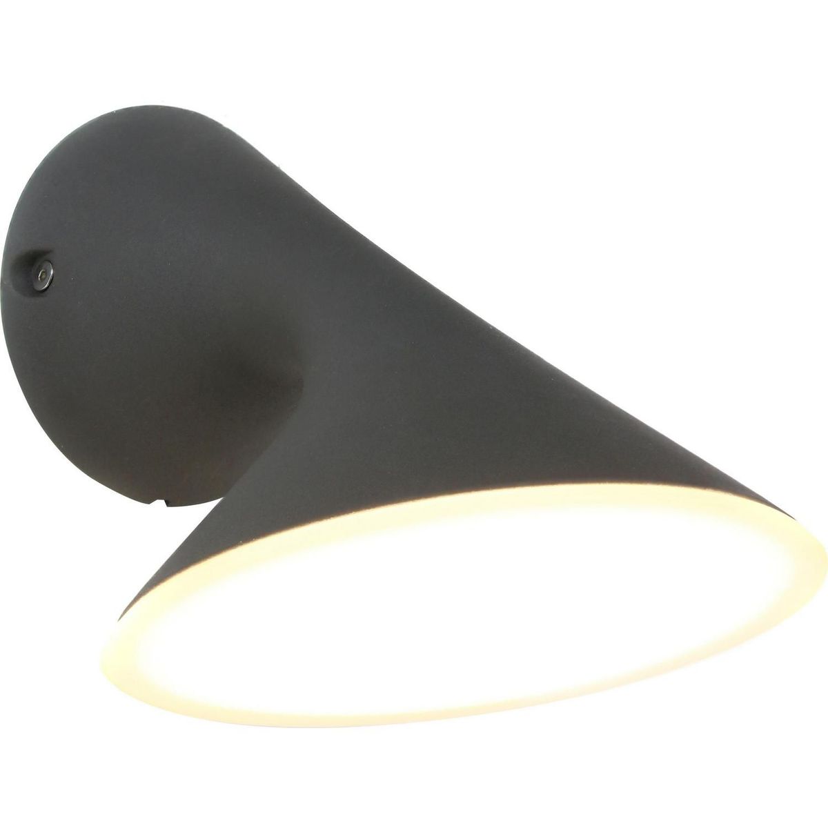 Just Home Collection - Arbotante exterior Viena led 6W gris neutra 600lm metal IP44 15cm