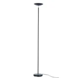 Lámpara pie led 18W Púas negro cálida 1400lm 150W 170cm