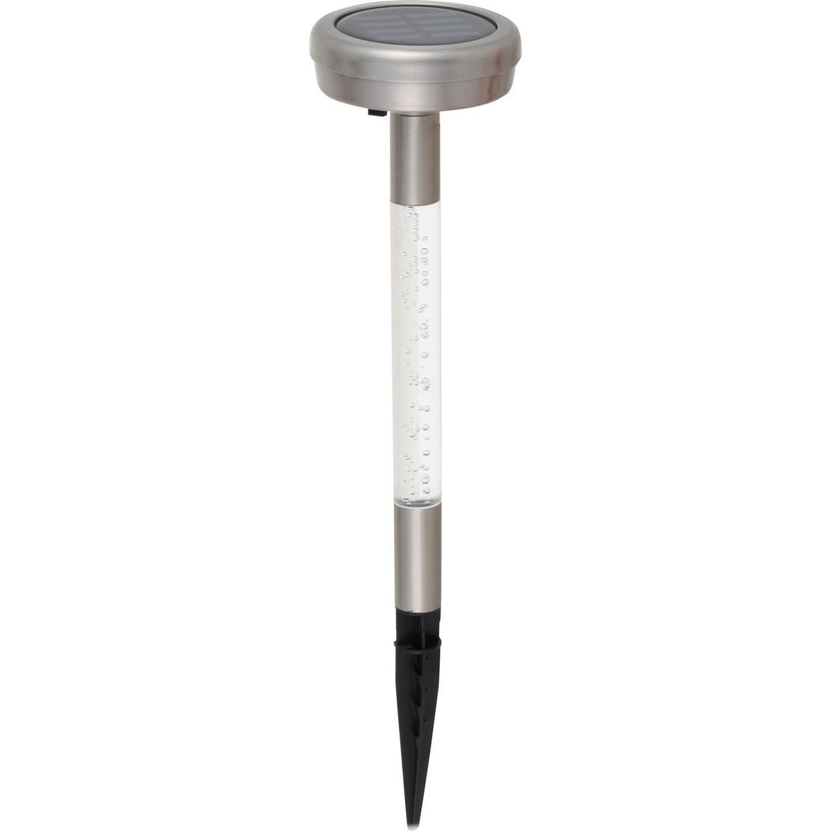 Just Home Collection - Estaca solar led glitter plata