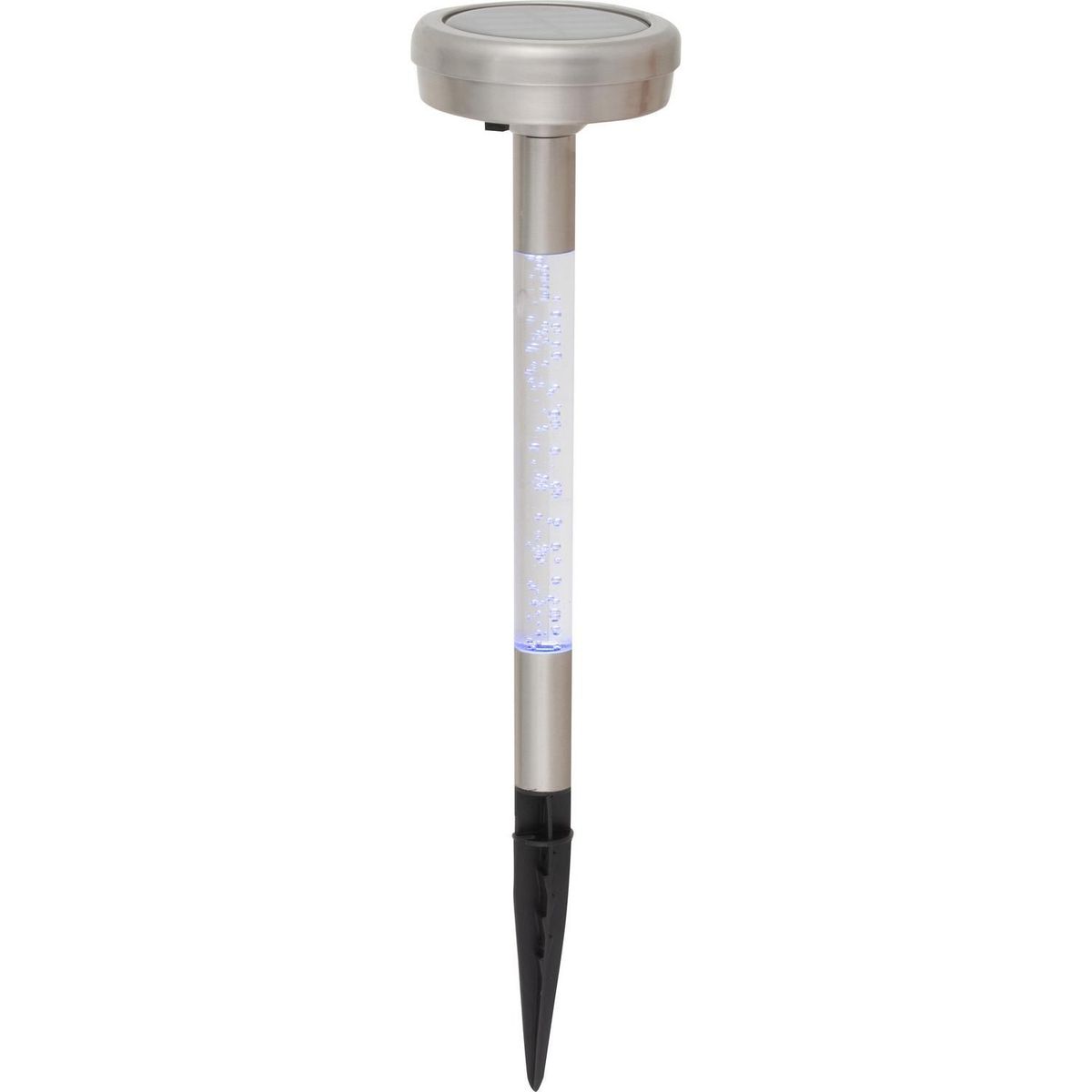 Just Home Collection - Estaca solar led glitter plata