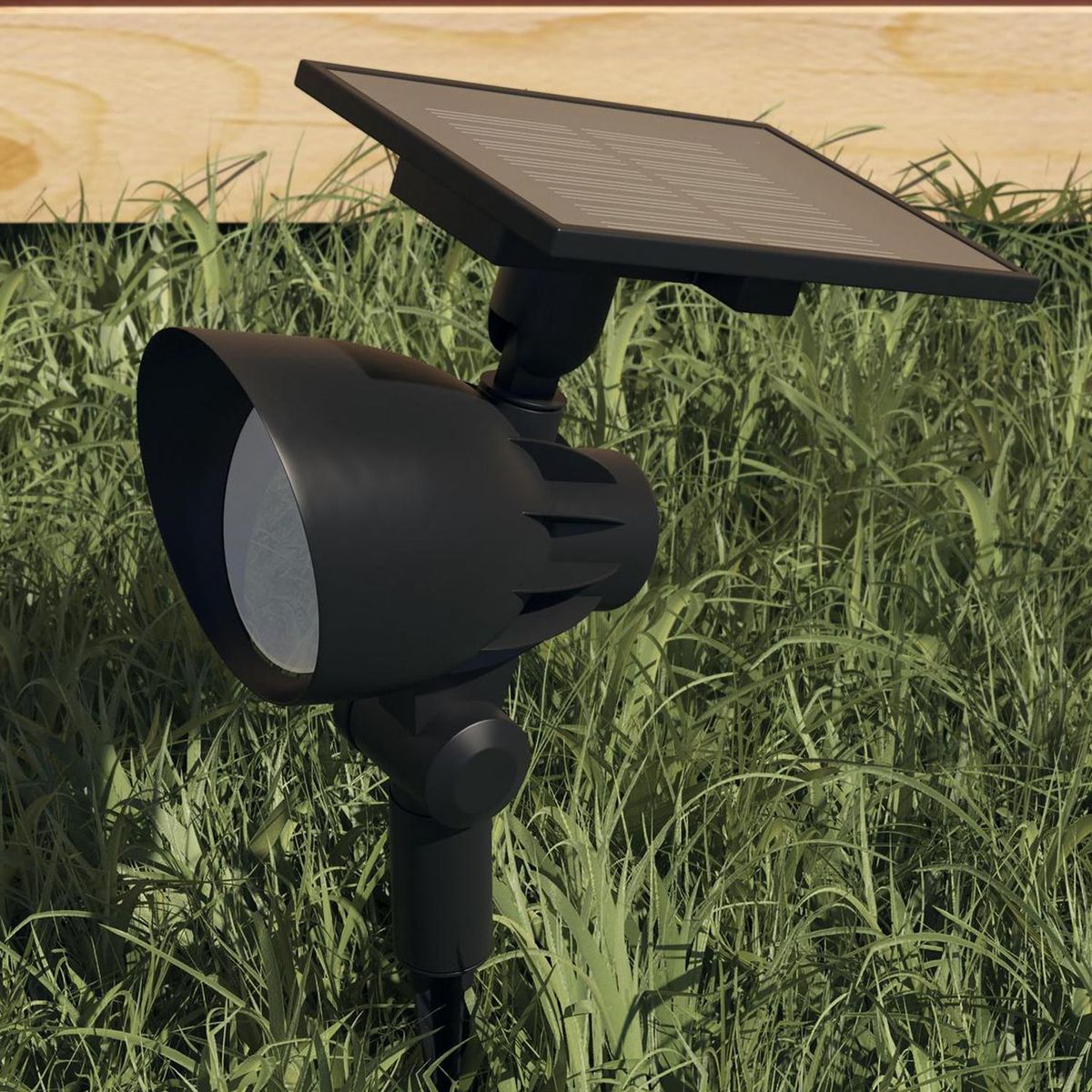 Estaca Solar Led Color Negro, marca Just Home Collection - Foto 2