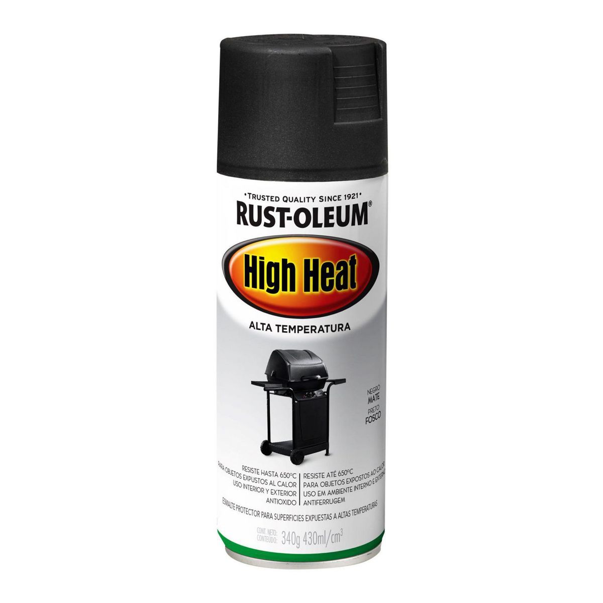  - Pintura alta temperatura negro mate specical 340 g