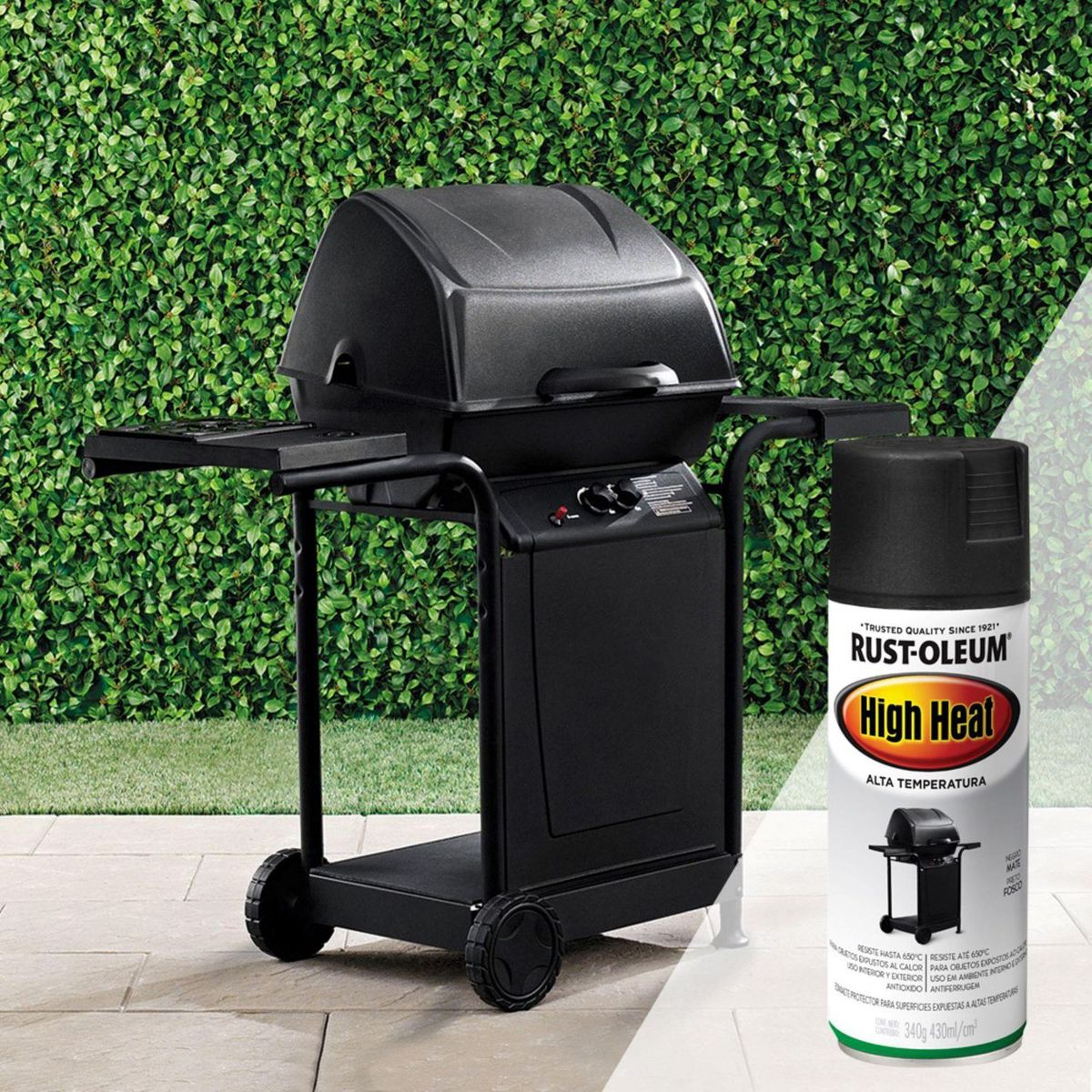  - Pintura alta temperatura negro mate specical 340 g