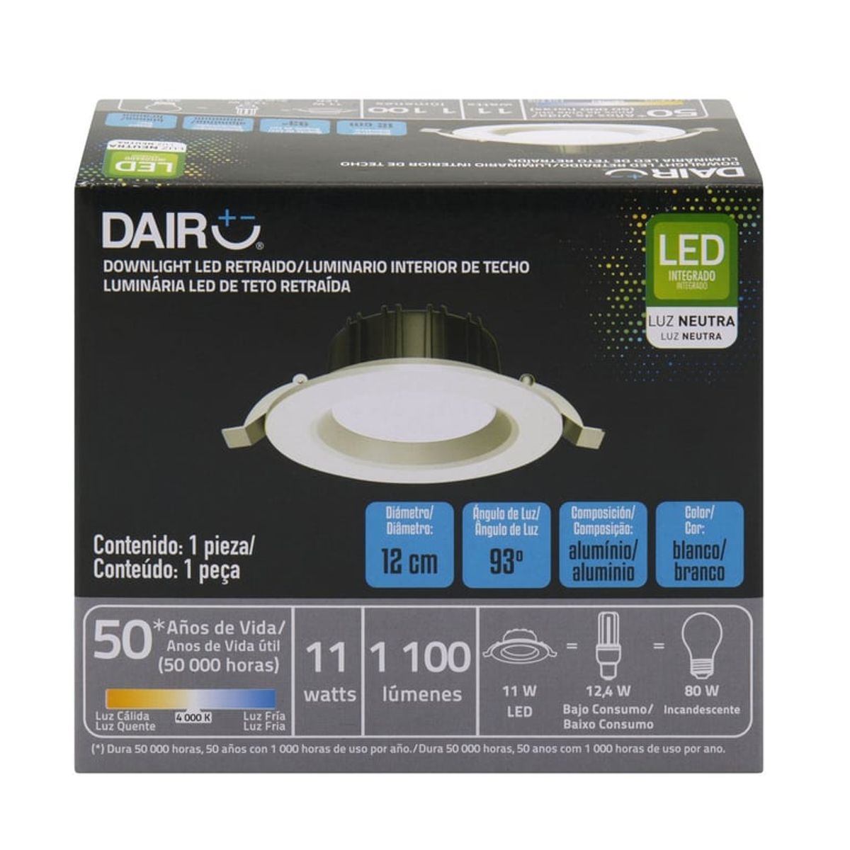 Dairu - Empotrado Led Rex Redondo