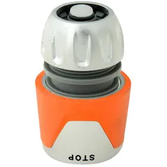 Conector rápido 3/4" con stop americano