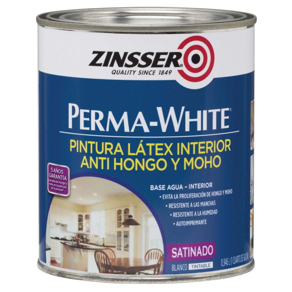  - Pintura para interior satín blanca