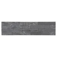 Piedra Natural 15X60 Mosaico Negro 0.63
