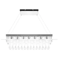 Lámpara colgante Allard de 4 luces E14 Plata