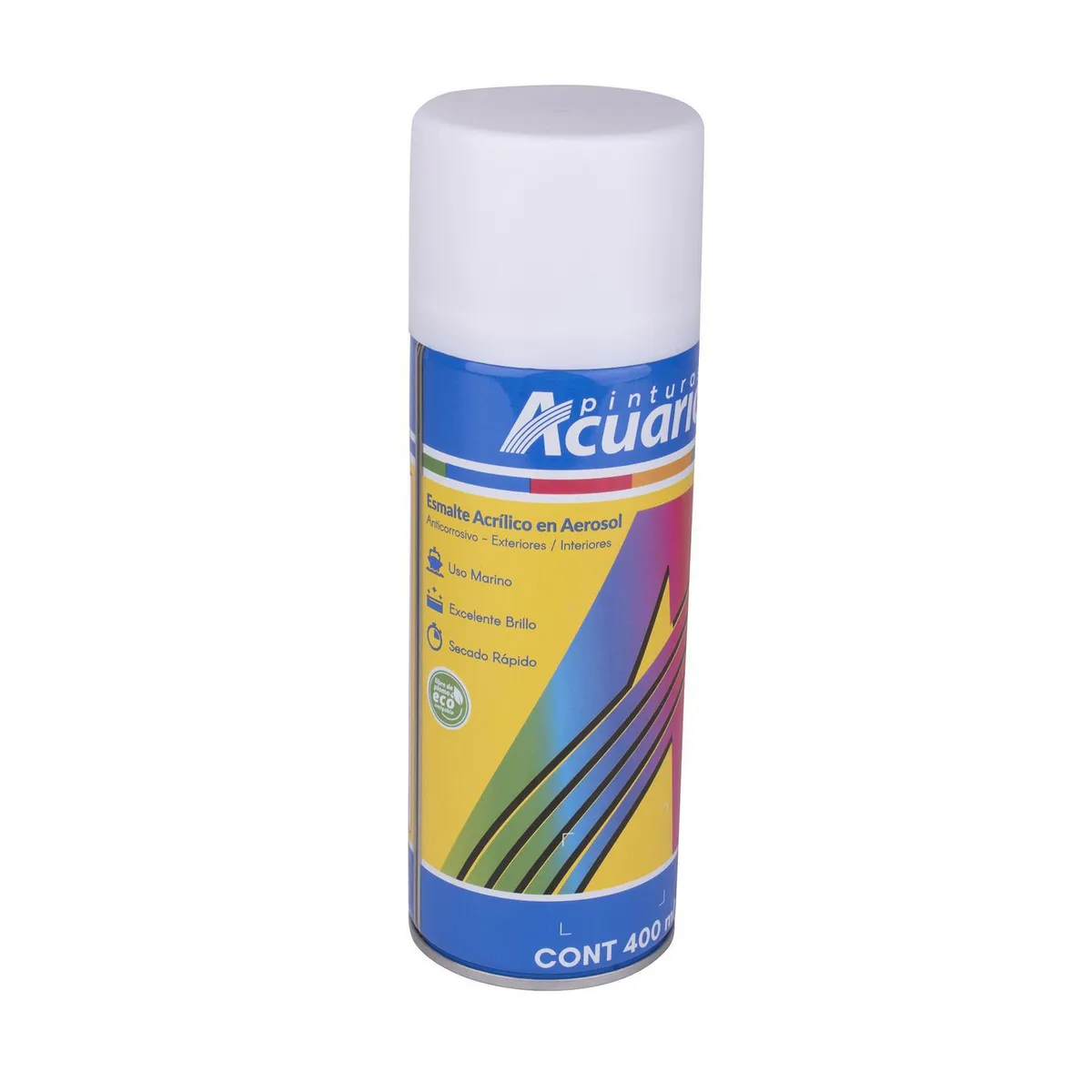 Aerosol blanco mate 400 ml, marca Acuario - Foto Principal