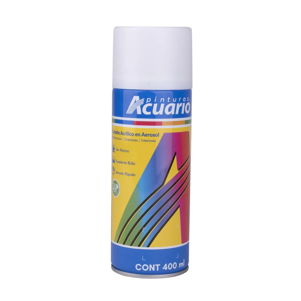 Aerosol blanco mate 400 ml, marca Acuario - Foto 2