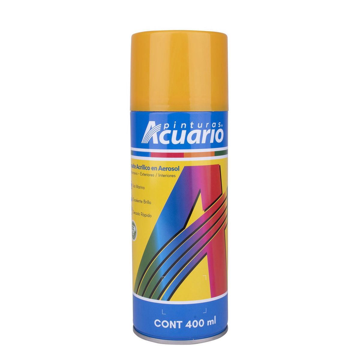 Aerosol amarillo 400 ml, marca Acuario - Foto 2
