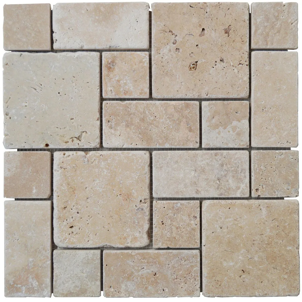 Bozbaylar - **Malla Travertine Walnut Opus Set Mos