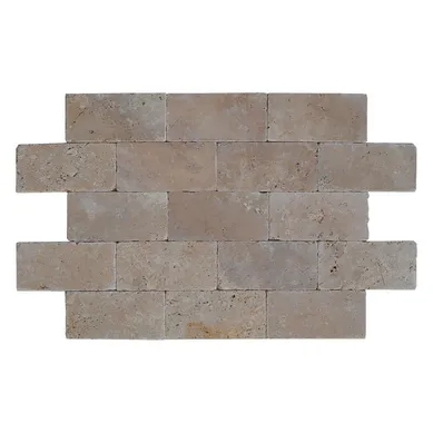 Malla Travertine Walnut Tumblet 20x10cm
