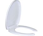 Asiento baño Cosmos 96 alargado blanco