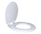 Asiento baño Acojinado liso blanco