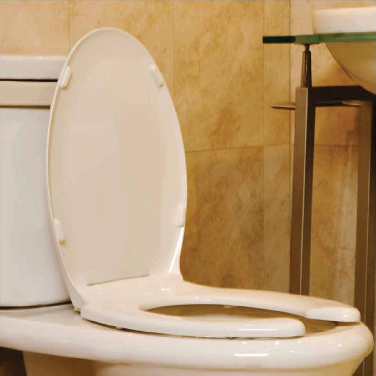 Sensi Dacqua - Asiento baño Platinum slow 96 alargado blanco
