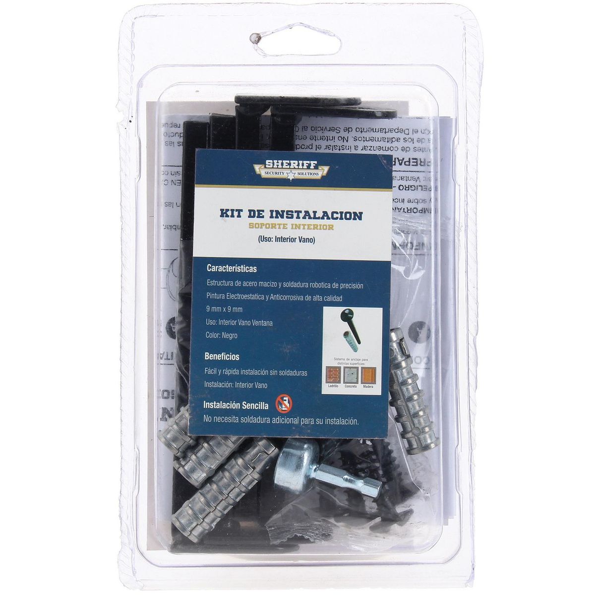 Kit de instalación Straight Bracket, marca Sheriff - Foto 2