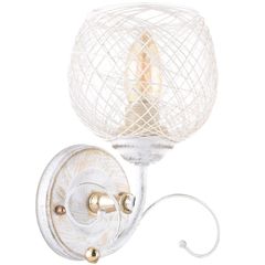Arbotante Zacatlán 40W blanco 1luz E27 vidrio 25cm