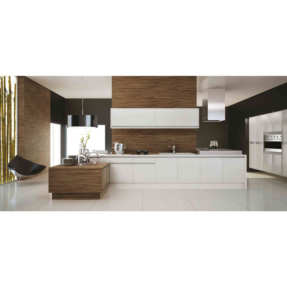 Vesto - Melamina MDP Nogal Terracota 15 mm 183 x 250 cm.