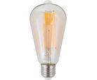 Foco led filamento 6W ST64 cálida E27 600lm