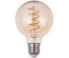 Foco led filamento 4W G80 cálida E27 260lm