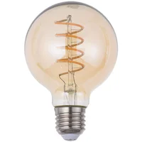 Foco led filamento 4W G80 cálida E27 260lm
