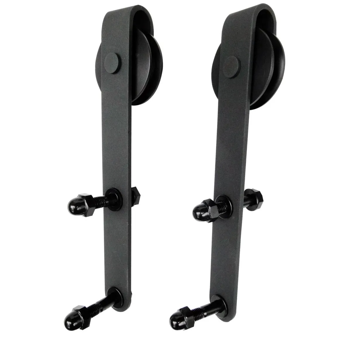 Acker - Kit corredera para puerta negro