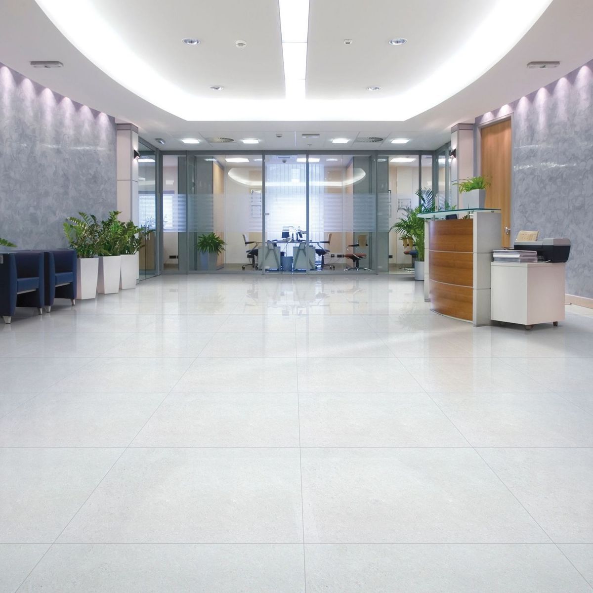 Holztek - Porcelanato Pulido 80x80 Marmol Beige 1.92M2
