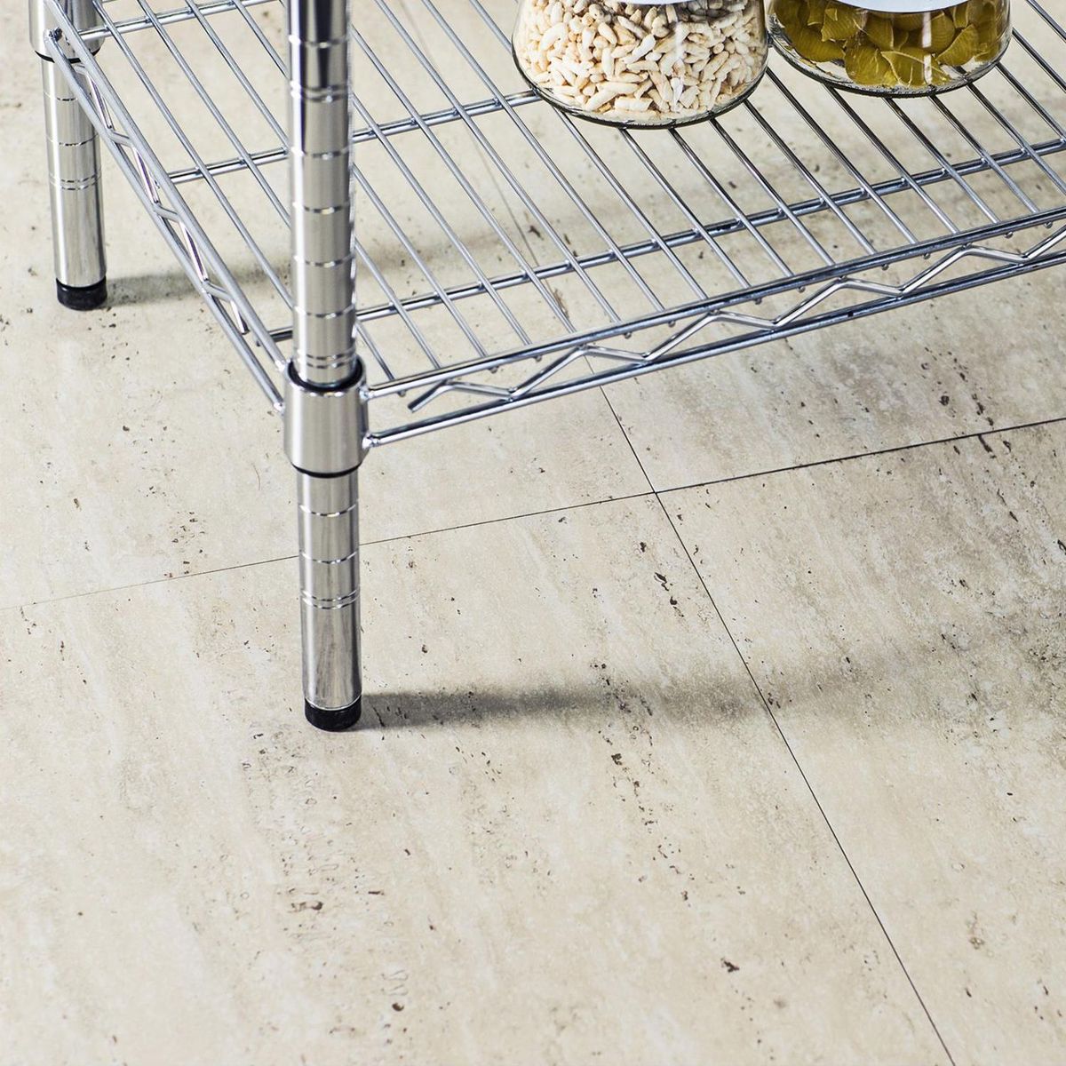 Klipen - Piso Porcelanato Para Interior Tipo Mármol Travertino 60X60 Pulido 1.44