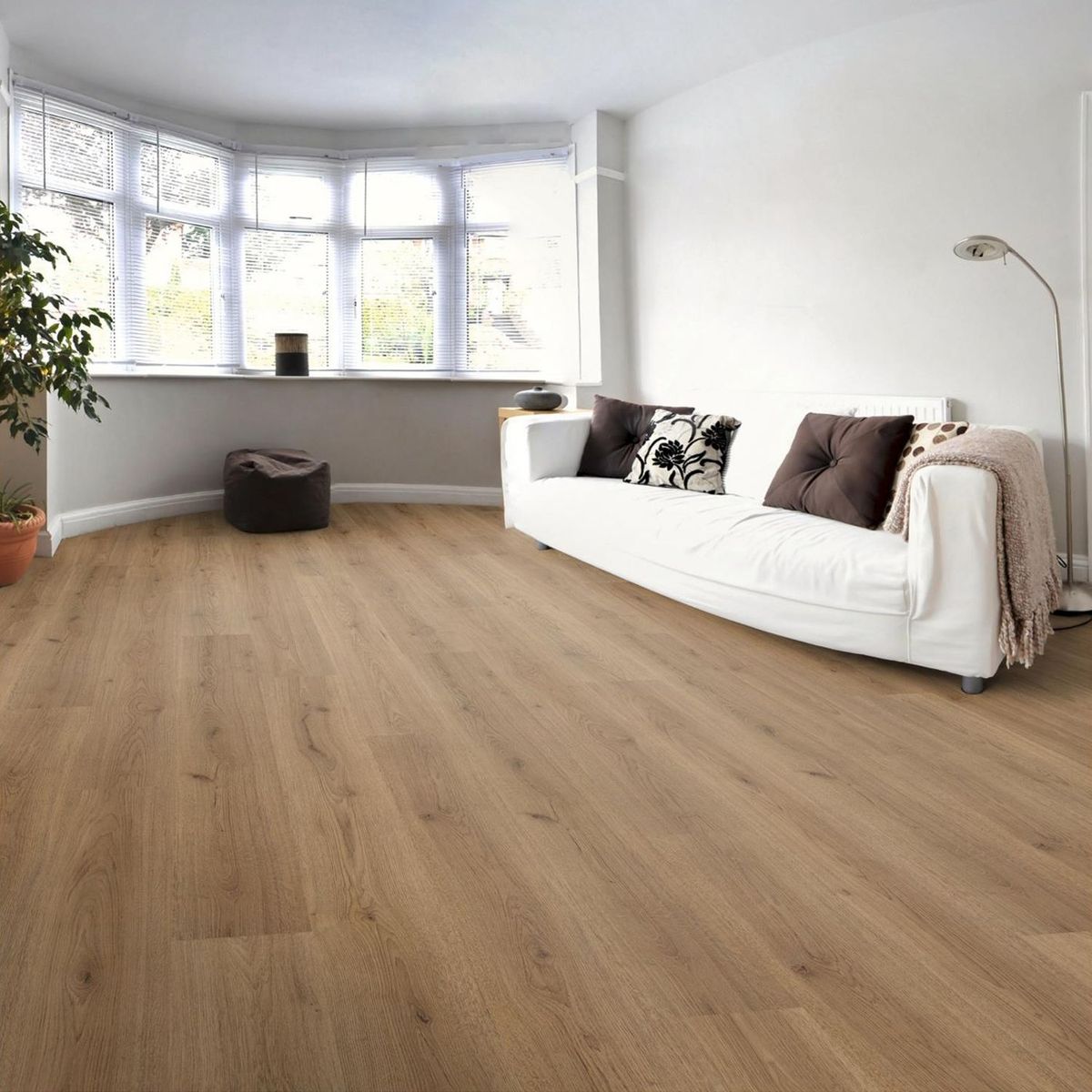 Piso Laminado 8mm OAK 2.13 m2, marca Holztek - Foto 2