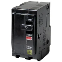 Interruptor QO 2 polos 30a con ventana