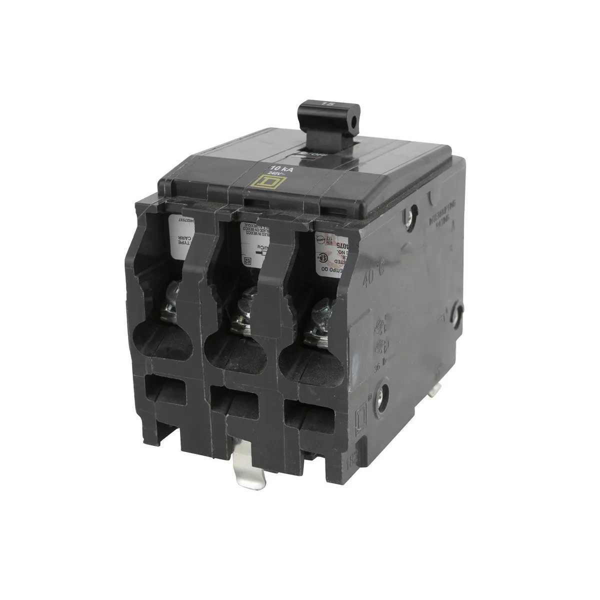 Interruptor QO 3 polos 15a con ventana, marca Schneider Electric - Foto 2