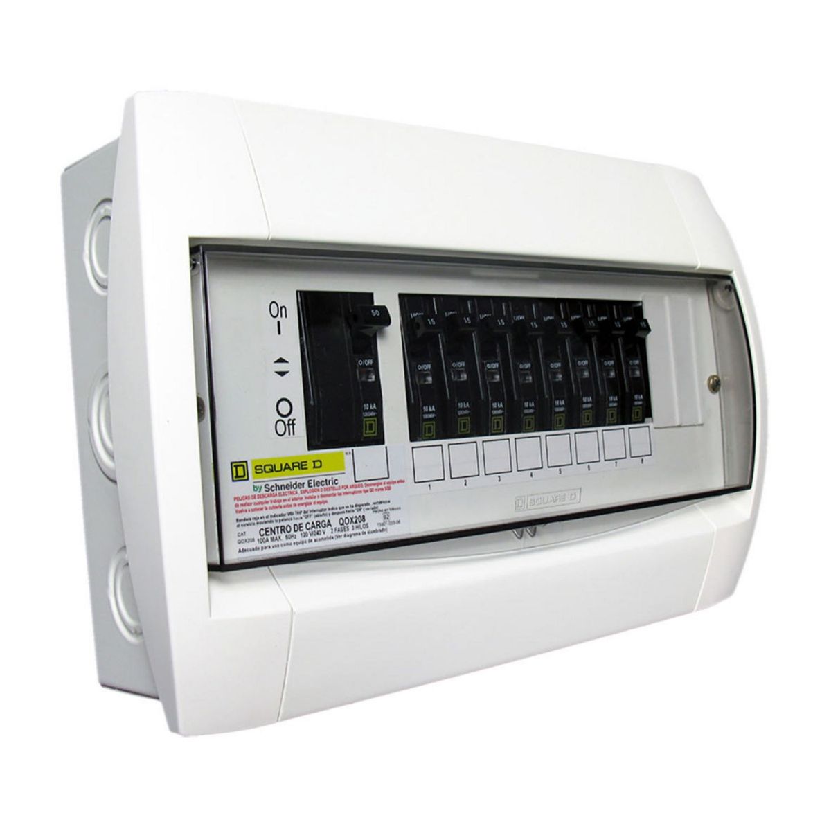 Centro de carga 2+8 polos 100A, marca Schneider Electric - Foto Principal