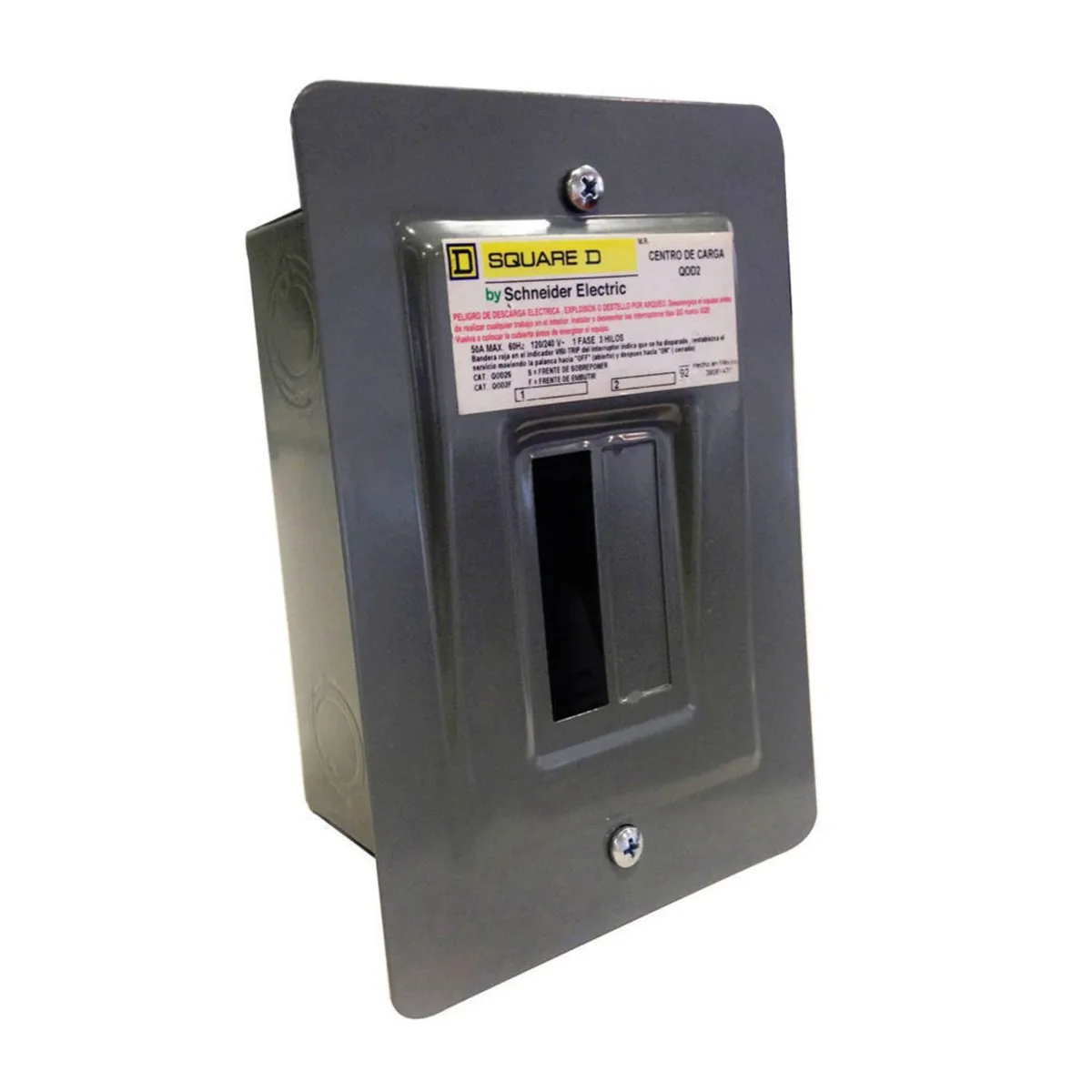 Schneider Electric - Centro de carga 2p 50A de empotrar